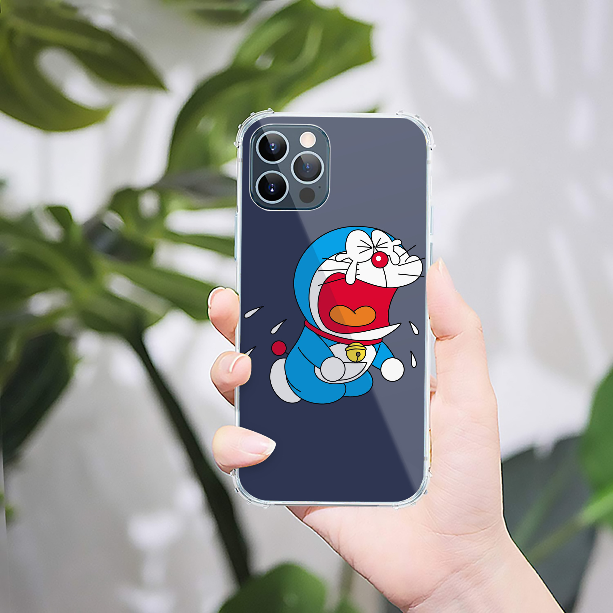 （画像用） ドラえもん Doraemon 【iPhone 12シリーズ対応】透明スマホケース（クリアソフトケース）